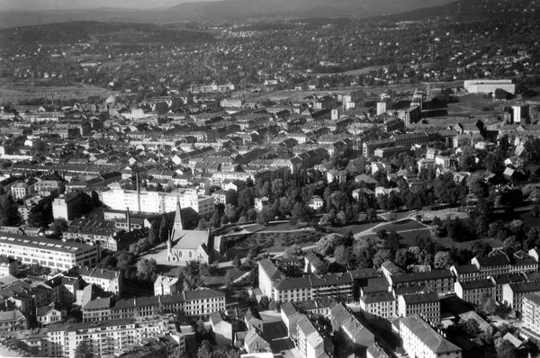 Fagerborg i Oslo på 1940-tallet