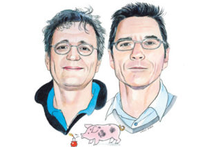 Forfatter og illustratør, Måns Gahrton og Johan Unenge