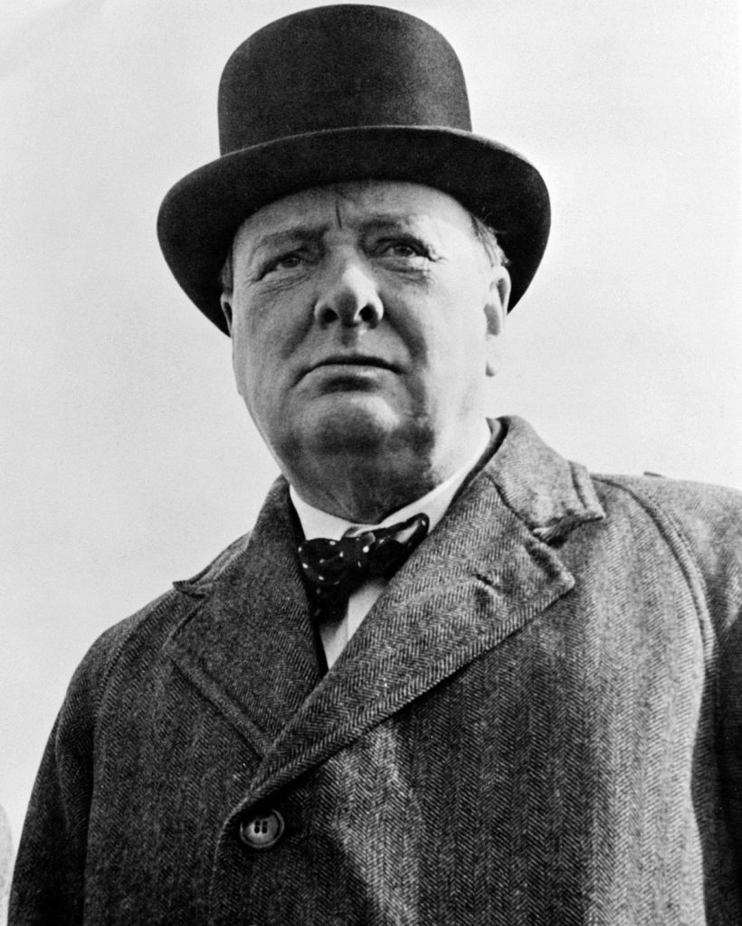 Winston Churchill, britisk statsminster i to perioder og mottaker av Nobels litteraturpris.