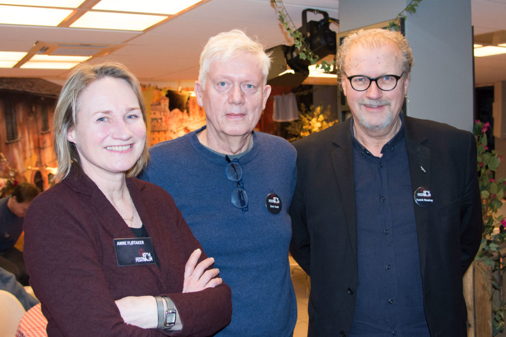 Anne Fløtaker, Chris Tvedt og Fredrik Wandrup