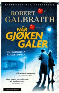 Omslaget til boka "Når gjøken galer" av Robert Galbraith (pseudonym for J.K. Rowling)