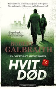 Omslaget til boka "Hvit død" av J.K. Rowling aka Robert Galbraith