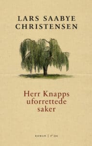 Omslag til «Herr Knapps uforrettede saker» av Lars Saabye Christensen