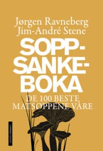 Omslag til «Soppsankeboka» av Jørgen Ravneberg og Jim-André Stene