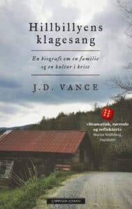 Omslag til «Hillbyens klagesang» av J.D. Vance