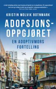 Omslag til «Adopsjonsoppgjøret» av Kristin Molvik Botnmark