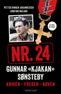 Omslag til «Nr. 24 Gunnar Kjakan Sønsteby» av Petter Ringen Johannessen og Arnfinn Moland