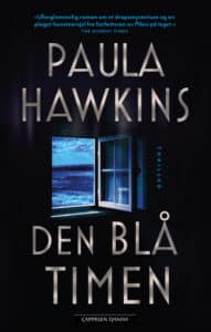 Omslaget til krimboka "Den blå timen" av Paula Hawkins